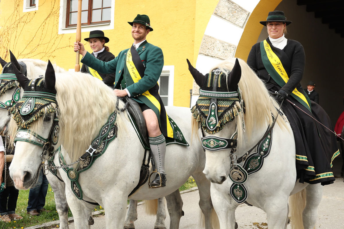 Leonhardiritt in Stein an der Traun